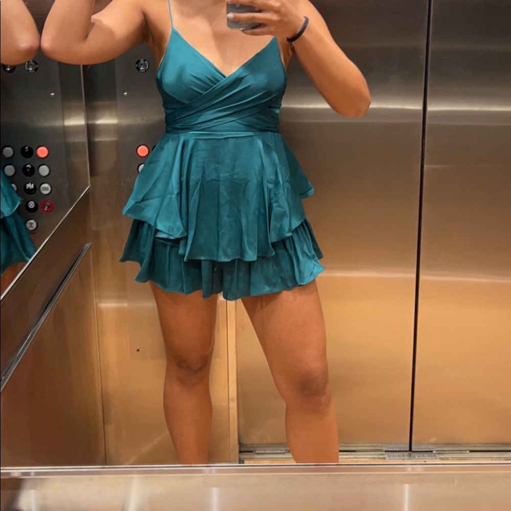 Hello Molly Forest Green Romper - Picture 4 of 4